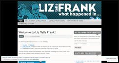 Desktop Screenshot of liztellsfrank.com