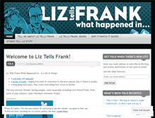 Tablet Screenshot of liztellsfrank.com